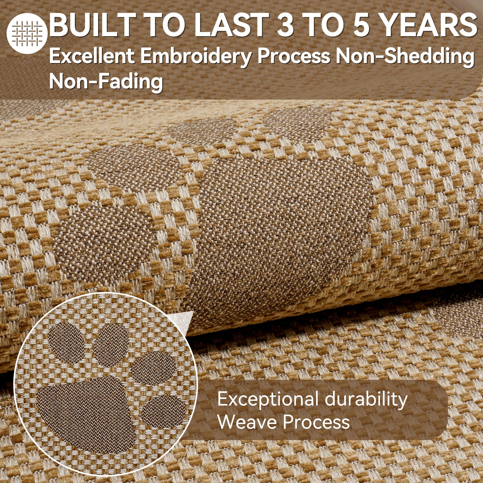 YDKGL machine washable mat in cold water for easy cleaning