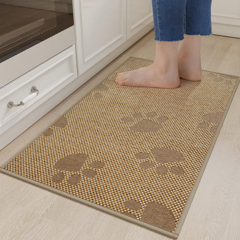 YDKGL pet-friendly kitchen mat suitable for feeding area