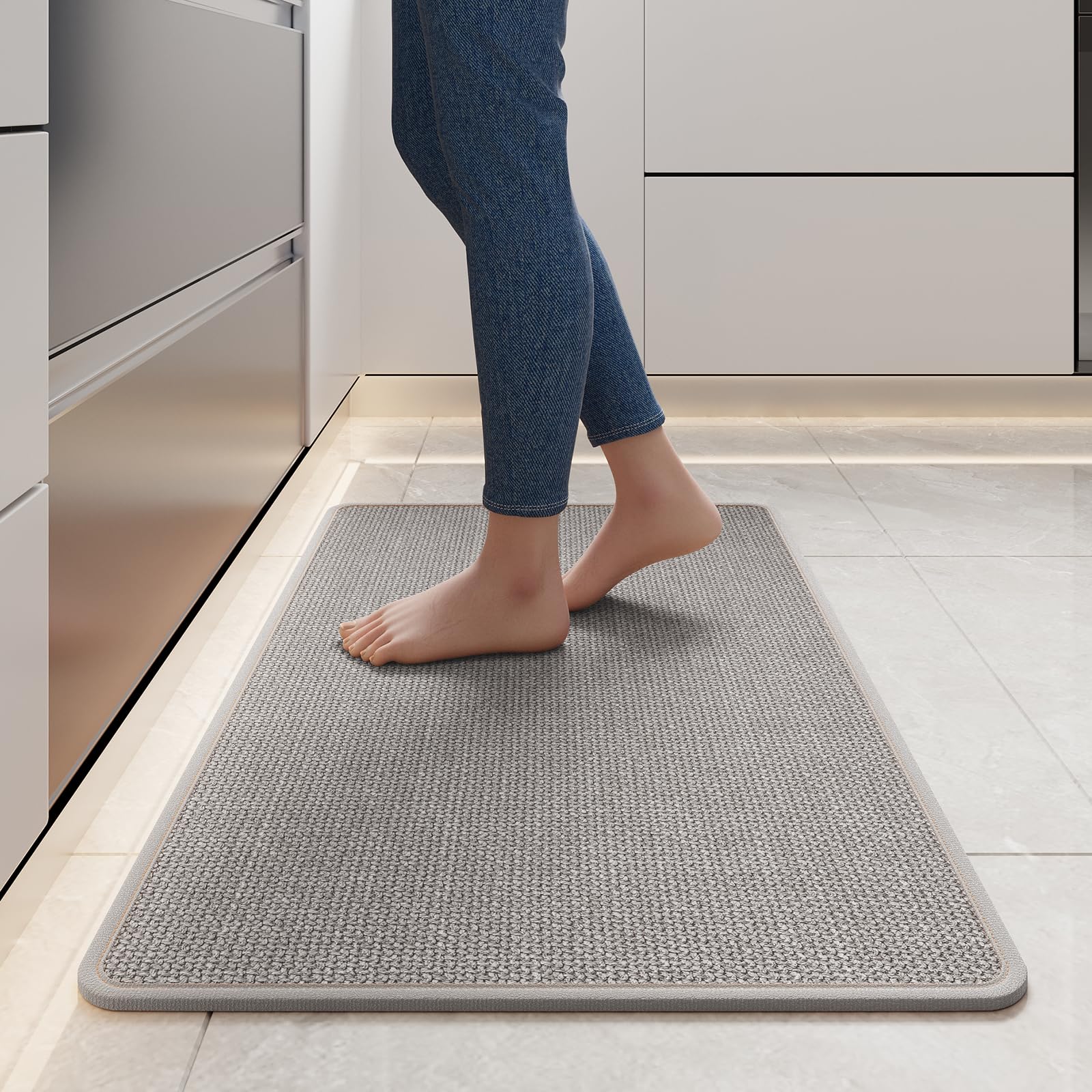 YDKGL water absorbent runner placed in front of the sink for spills