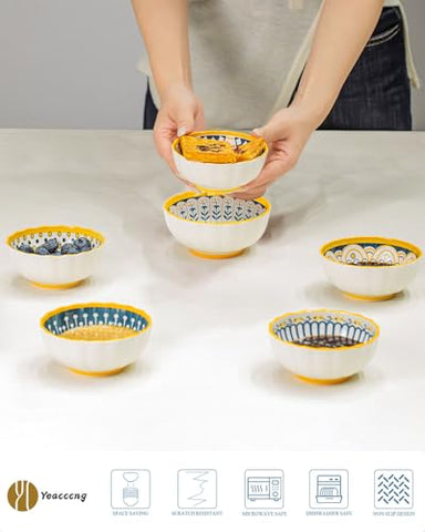 Yeacccng ceramic sauce dishes perfect for ketchup, olive oil, or dressings