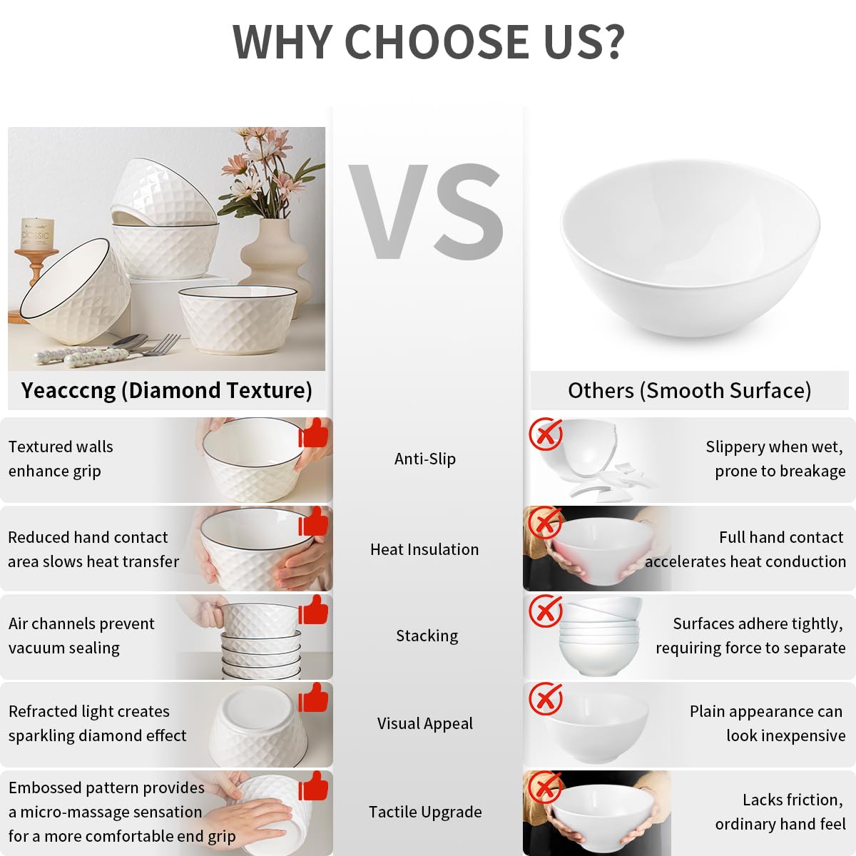 Yeacccng rustic charm tableware complements casual and formal dining