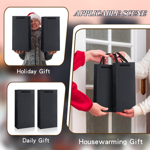 Yeaqee foldable wine bags save storage space when not in use.