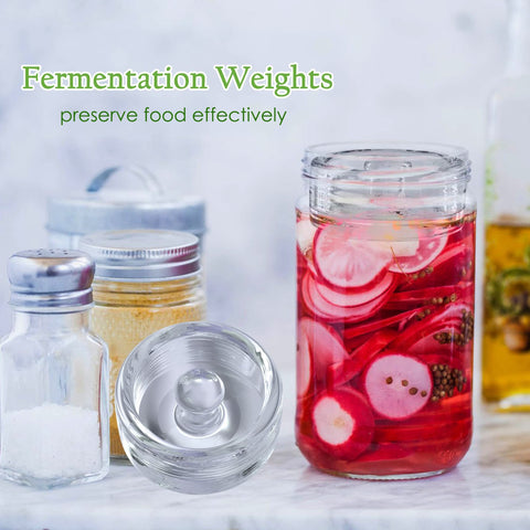 Year of Plenty wide-mouth mason jar for simple filling and cleaning