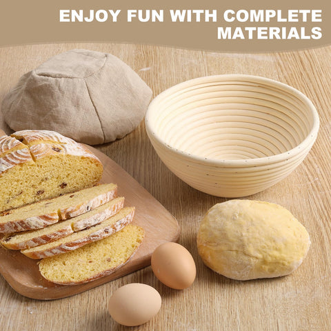Easy-clean design of Yeatruojeet baskets supports quick post-bake maintenance.