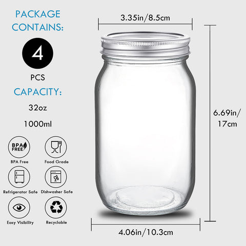 YEBODA jar filled with pickles showcasing practical canning use and freshness.