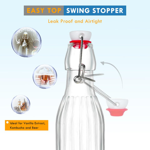 YEBODA 8oz bottle ideal for fermentation and kombucha batches.