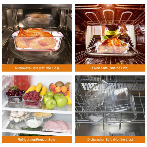 YEBODA freezer-safe containers preserve flavors and portions for storage