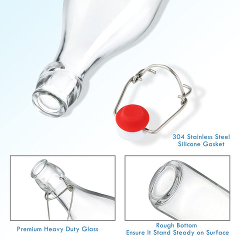 YEBODA bottle with leak-proof seal for safe transport of beverages