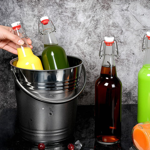 YEBODA oil and vinegar bottle with swing-top, easy pouring and resealing
