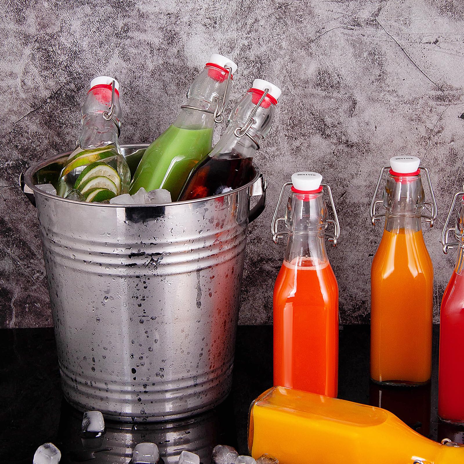 YEBODA soda bottle 8oz perfect for carbonated beverages