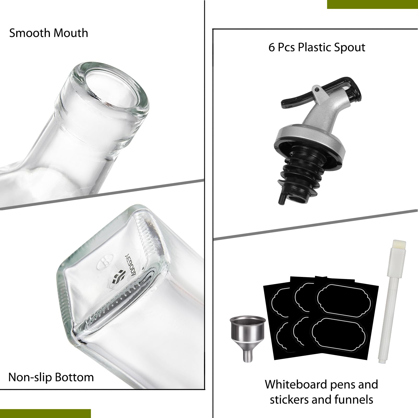 YEBODA stainless-steel refill funnel helps prevent spills during refills