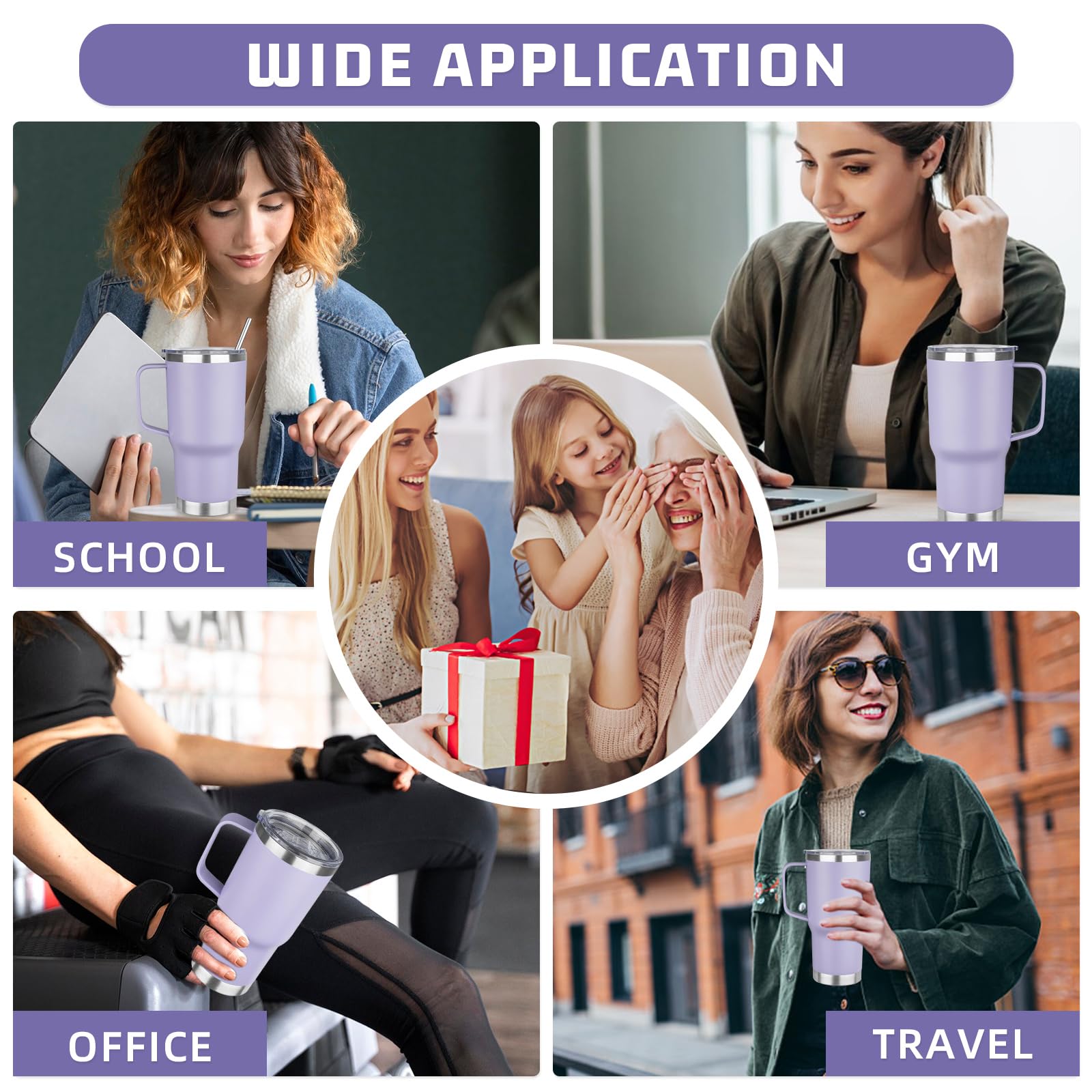 Outdoor scene with YEBTS Life tumbler during travel or hiking