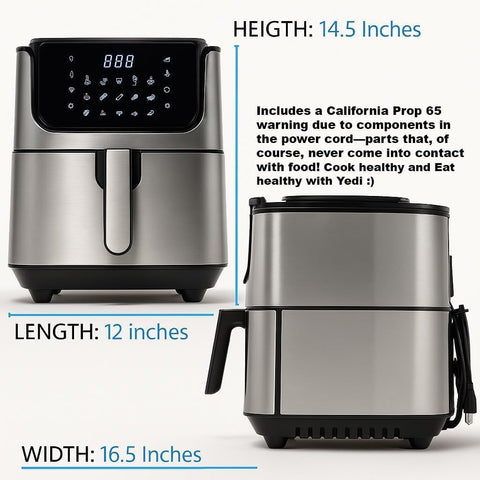 Yedi Evolution stainless steel finish offers durable, premium aesthetics for lasting kitchen performance.