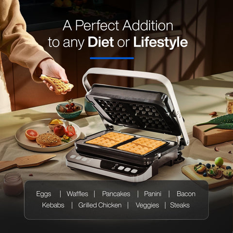 Yedi Total Package deluxe accessory kit with egg rings and spatula ready.