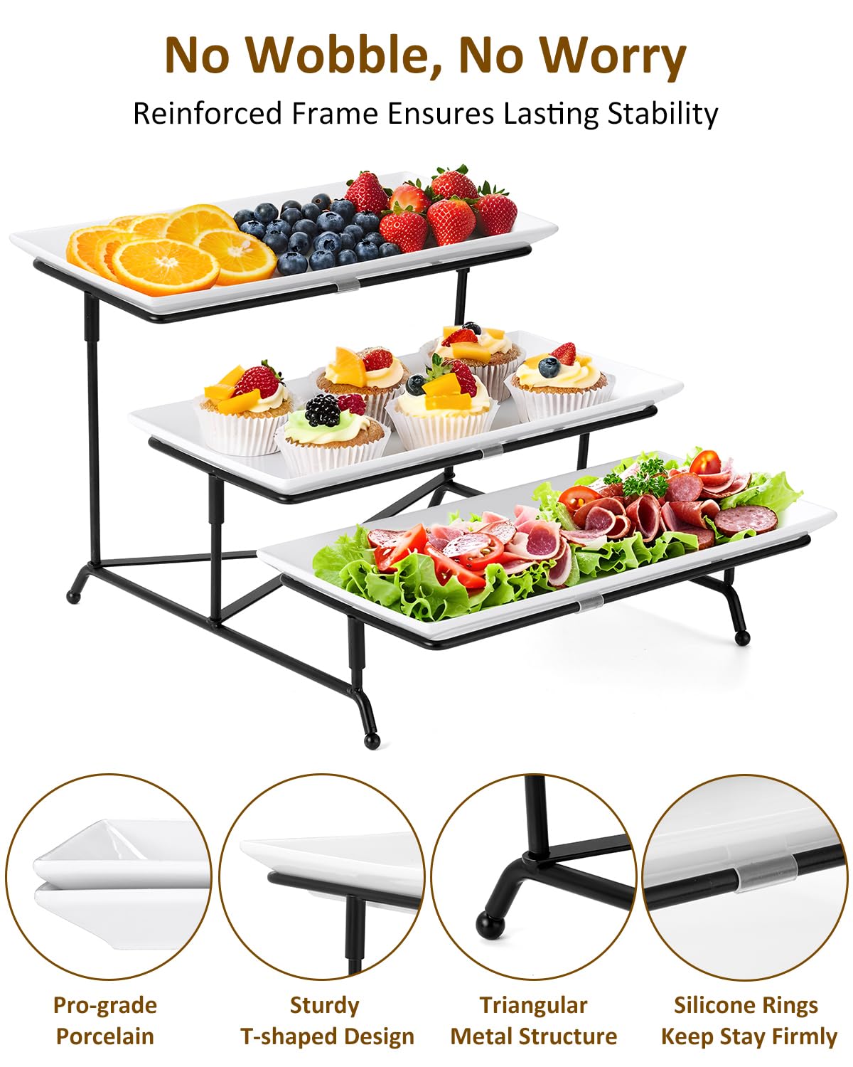 Yedio easy-assembly design simplifies setup and quick cleanup after events