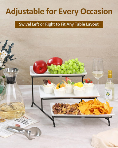 Yedio elegant food display enhances table presentation for parties and gatherings