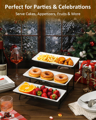 Yedio system ideal for entertaining occasions with organized, elevated serving options