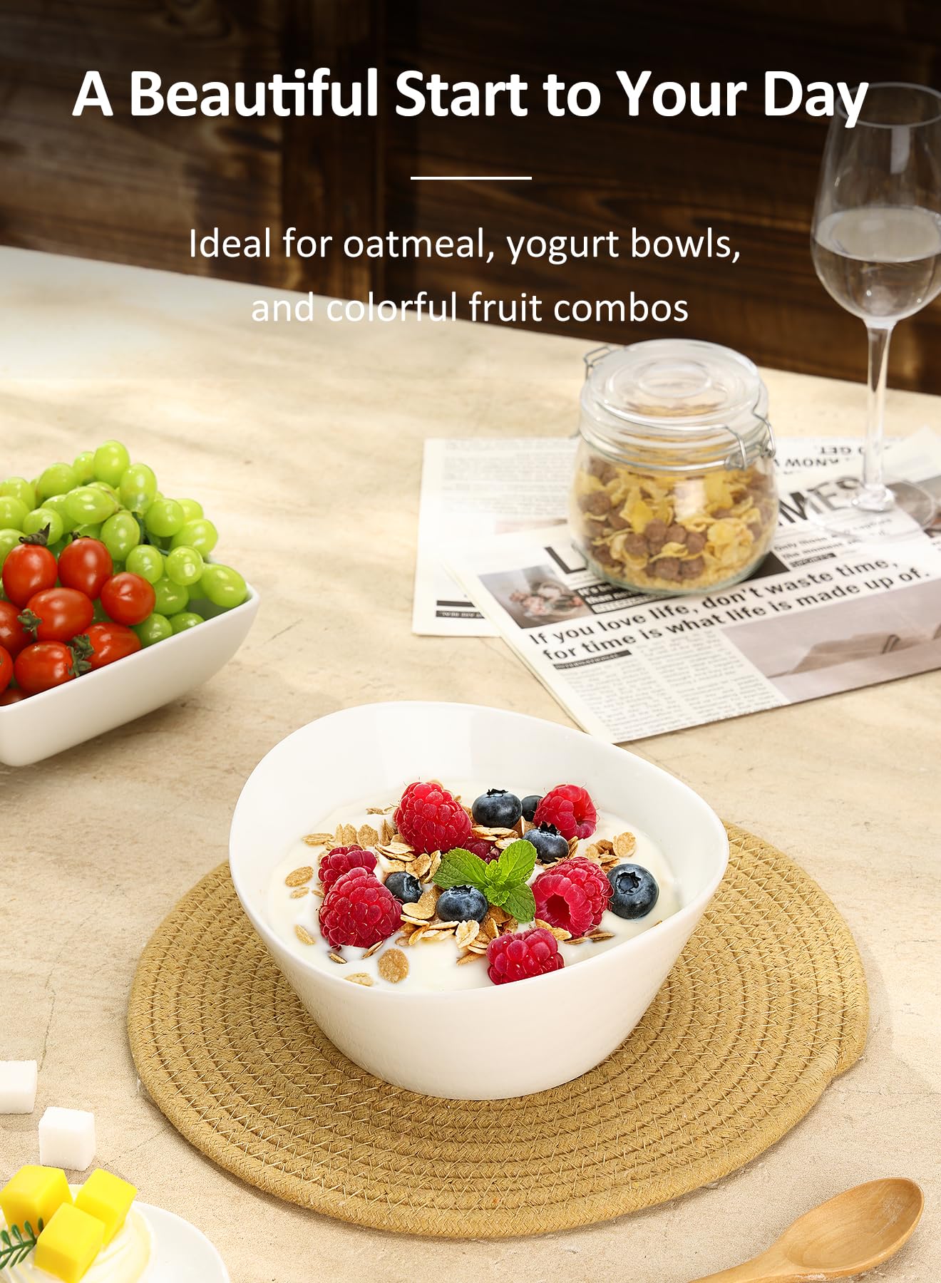 Yedio microwave-safe bowls allow quick reheating without quality loss.