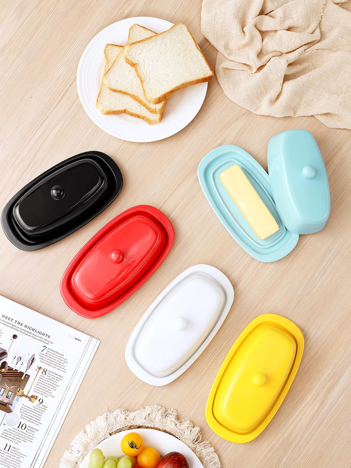 Microwave-safe porcelain ensures flexibility for quick melting or softening