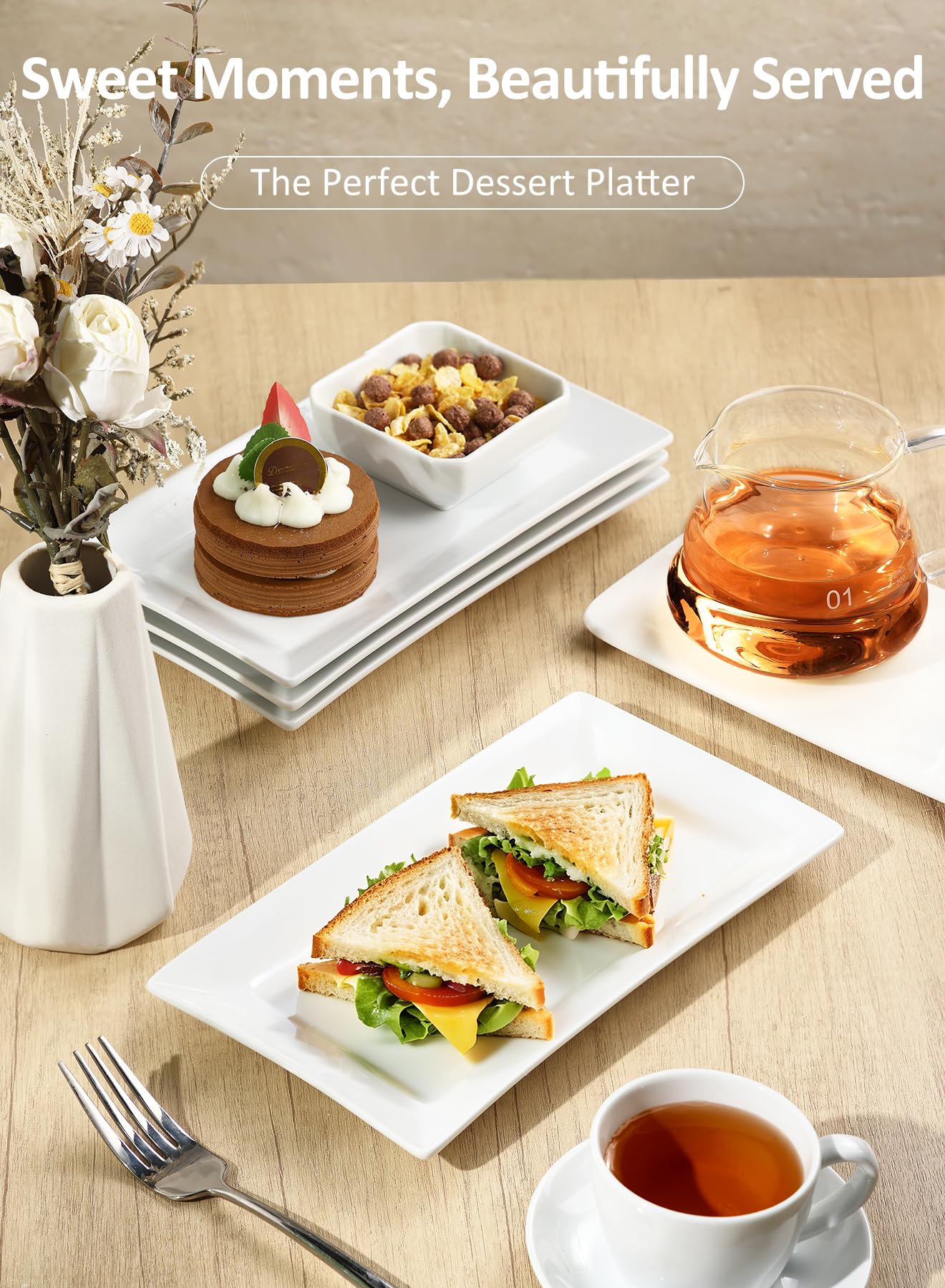 Yedio platter pairs fruit and cheese for shared snacking moments.