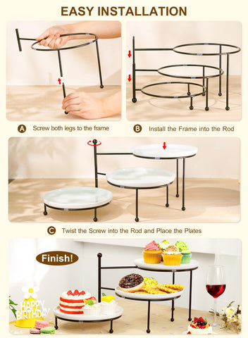 Yedio space-saving design stores easily after events and in compact kitchens.