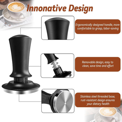 Yeelan ergonomic handle for comfortable, controlled tamping