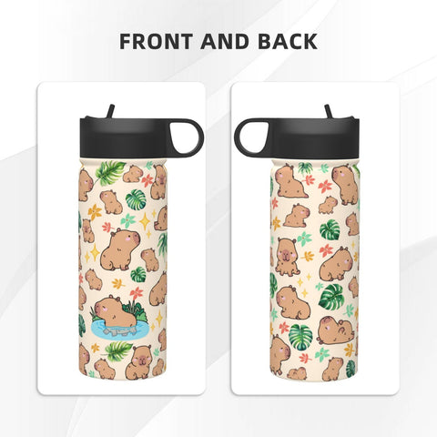 Yegonggong Capybara Gifts Tumbler stainless interior preserves flavor safely.