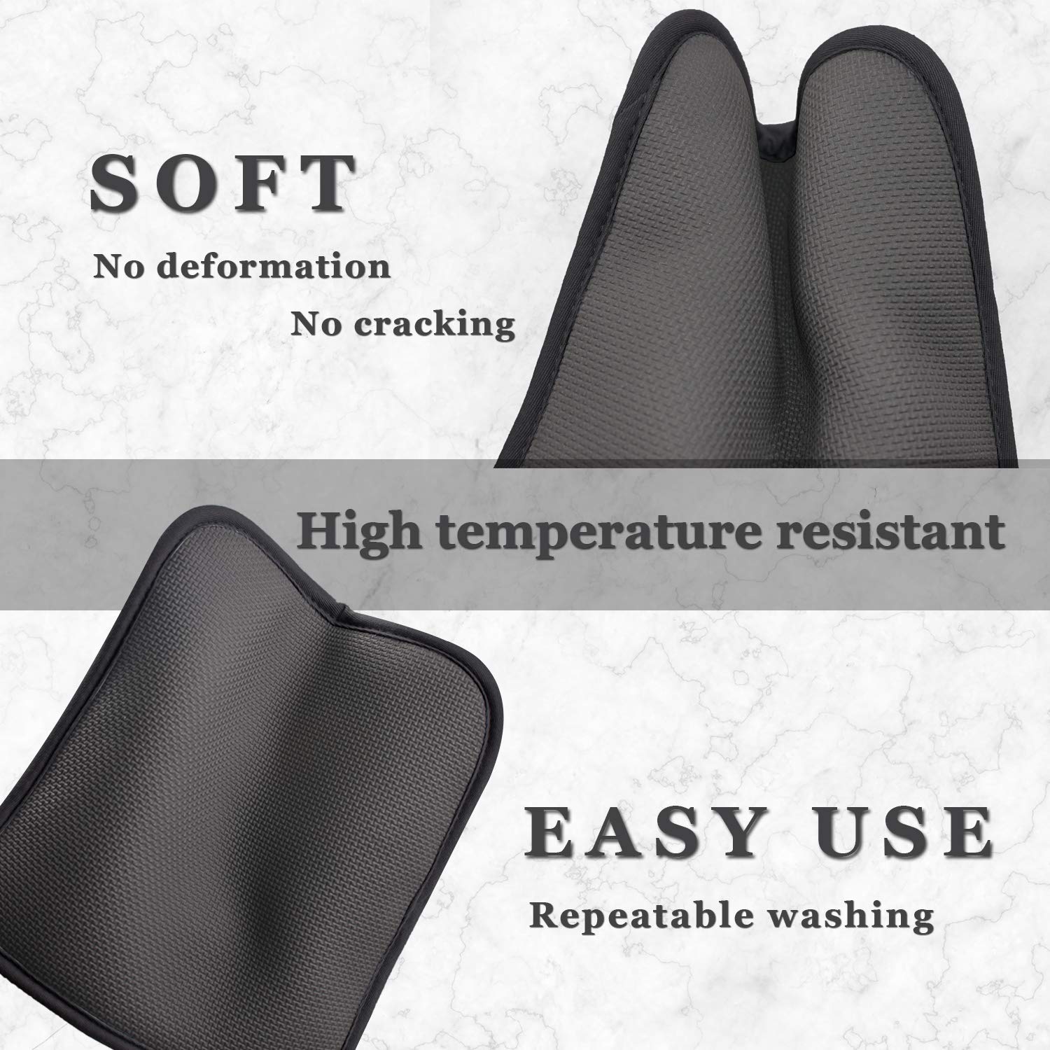 YEKOO dish rest hot pad protects counters during cooking tasks.