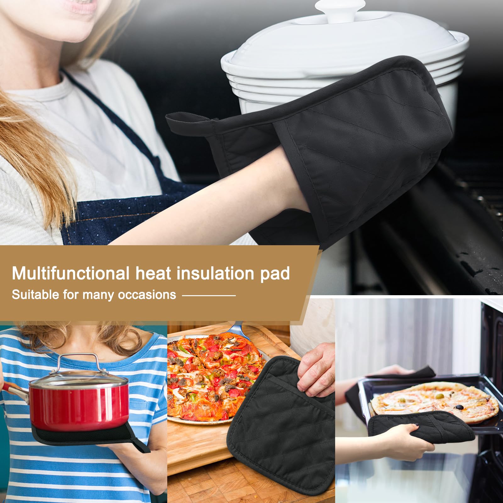 YEKOO heat-resistance supports safe oven access when transferring dishes.