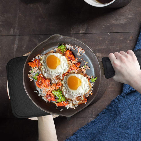 YEKOO machine-washable design simplifies cleanup after cooking.