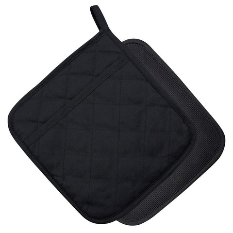 YEKOO pot holder front cotton fabric for a secure grip on hot dishes.