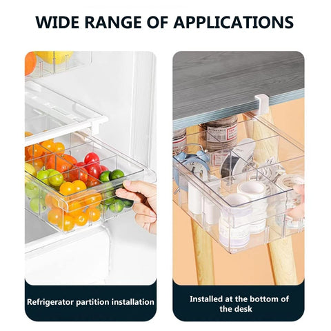 YekouMax fridge drawer with a pull handle for smooth, convenient access.