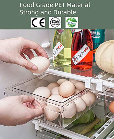 YekouMax fridge drawer measures shelf width to ensure proper fit.