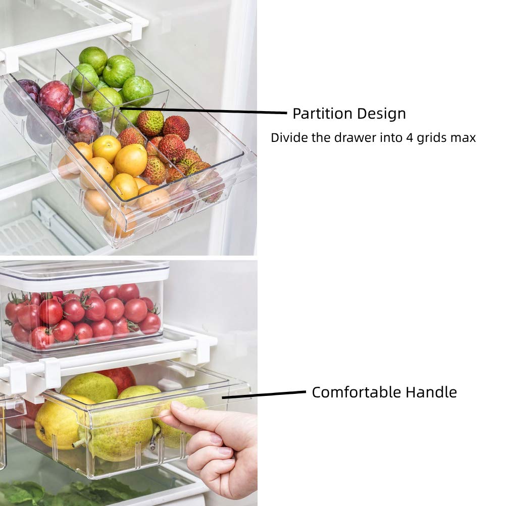 YekouMax adjustable drawer suits different shelf depths for versatile use.
