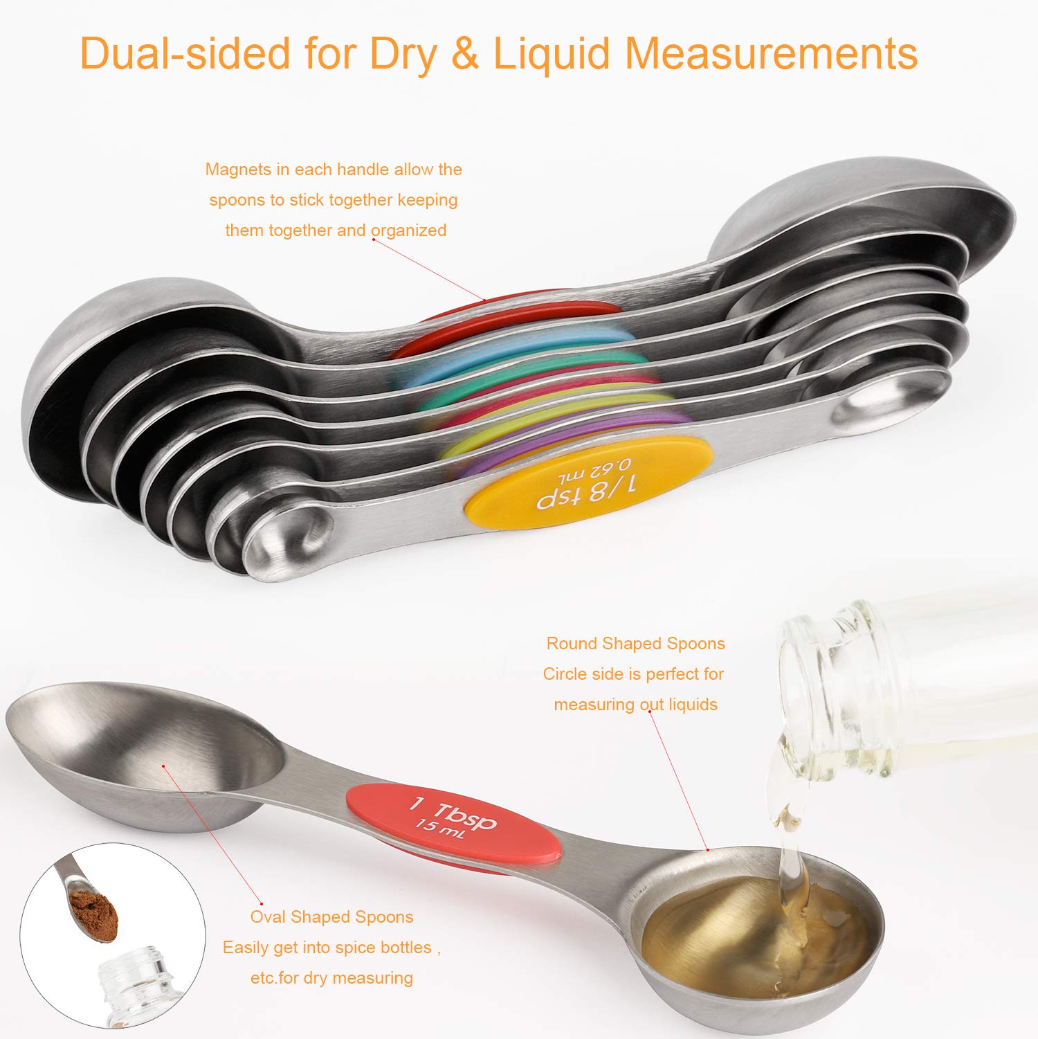 YellRin stackable-nesting-spoons saving drawer space while staying organized.
