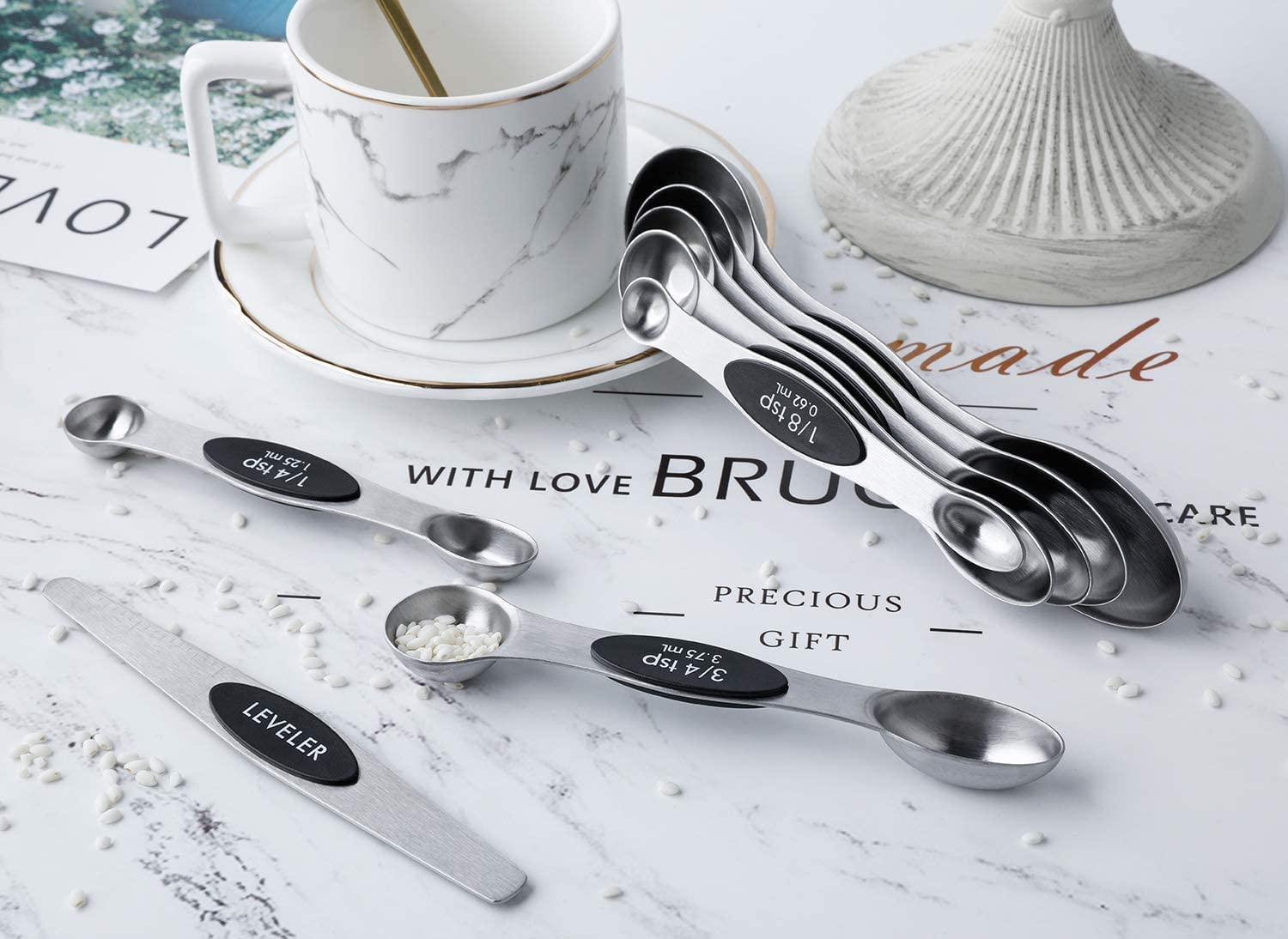 YellRin stainless steel spoons are rust- and bend-resistant.