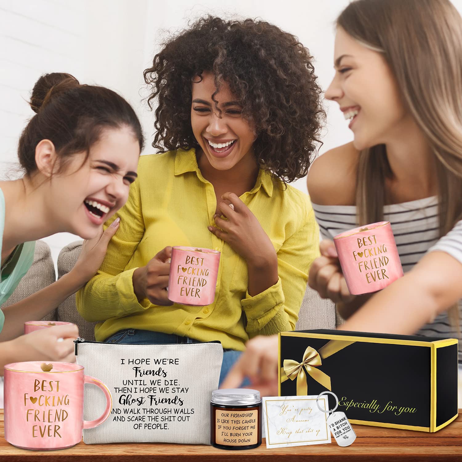 YENCHORN friends-themed gift box ready to gift