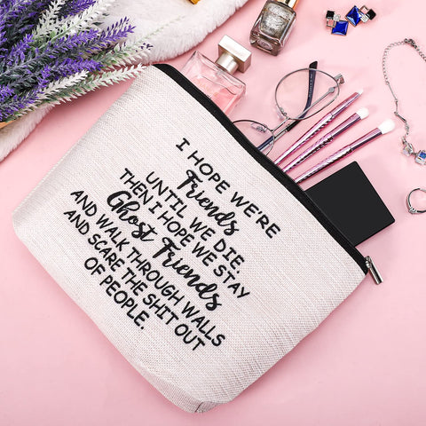 YENCHORN makeup bag pink finish for daily touch-ups