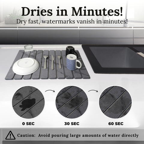 Yenyra eco-friendly drying mat is non-toxic for safe kitchen use