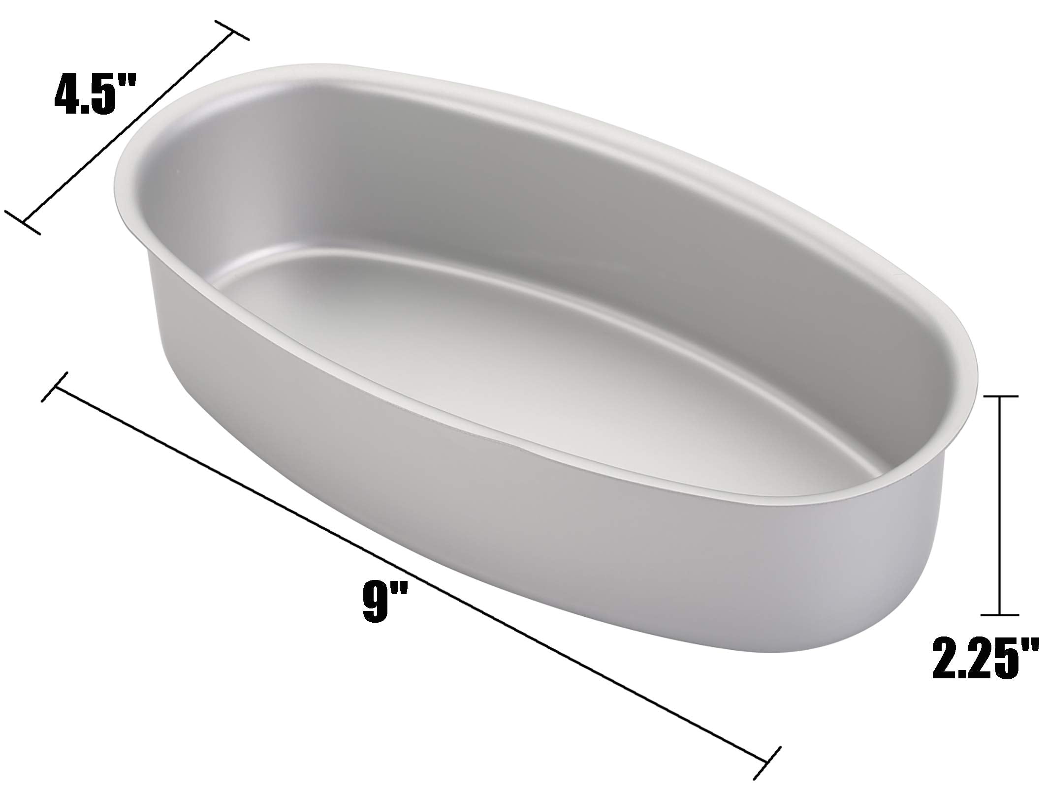 Yesland aluminum oval bakeware showing durable construction for even browning.