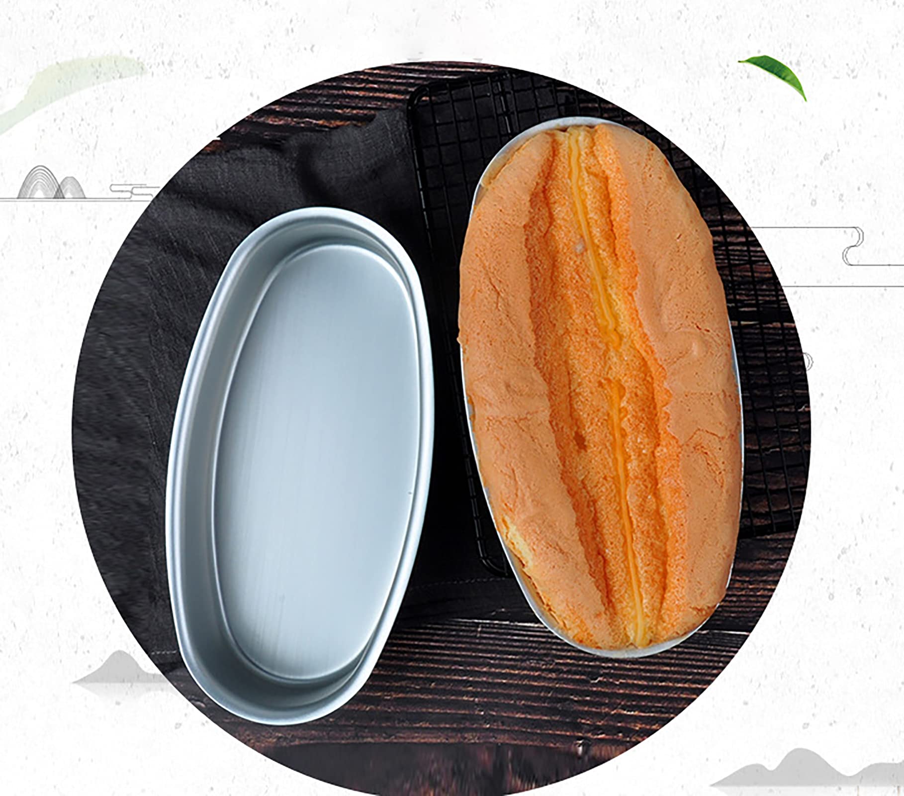Yesland versatile cheesecake-pan for chiffoncake, tiramisu, and desserts.