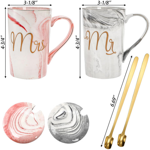 Yesland marble ceramic mug pattern detail highlighting handmade uniqueness.