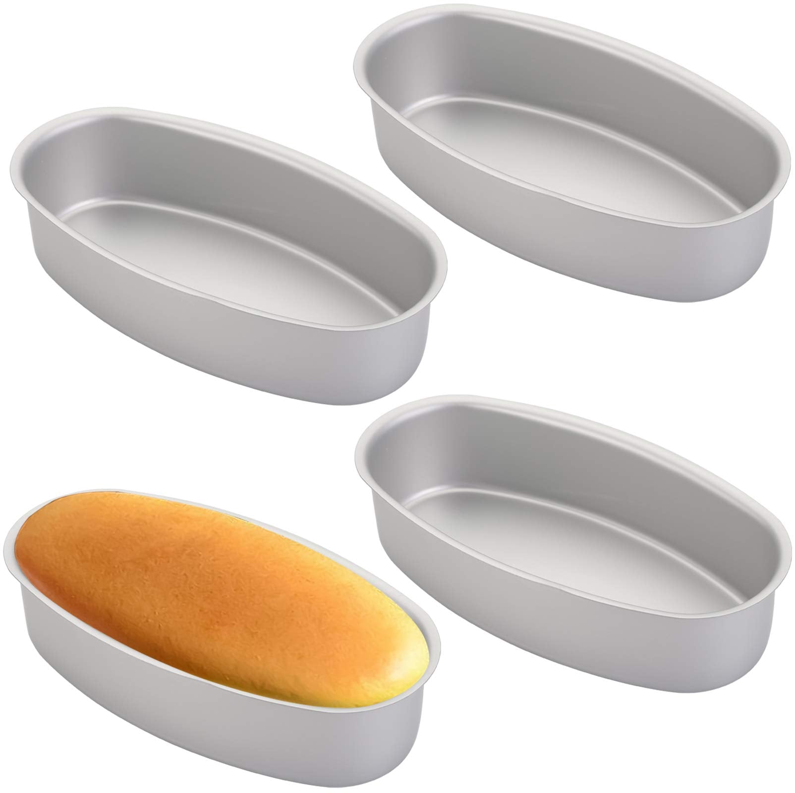 Yesland oval cheesecake pan 8-inch with nonstick coating for clean release.