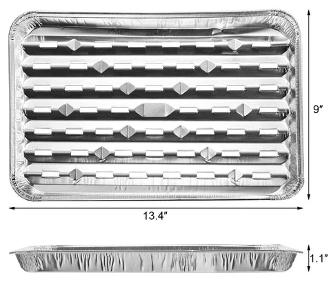 Yesland perforated-bottom pans show air circulation for even heating.