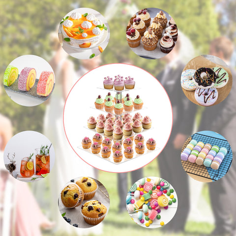 YestBuy extra-large stand holds up to 50 cupcakes of 2-inch diameter