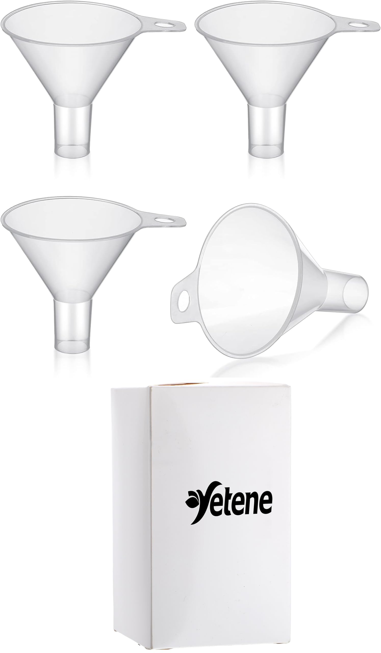 Yetene compact funnel accessory for bottle filling tasks.