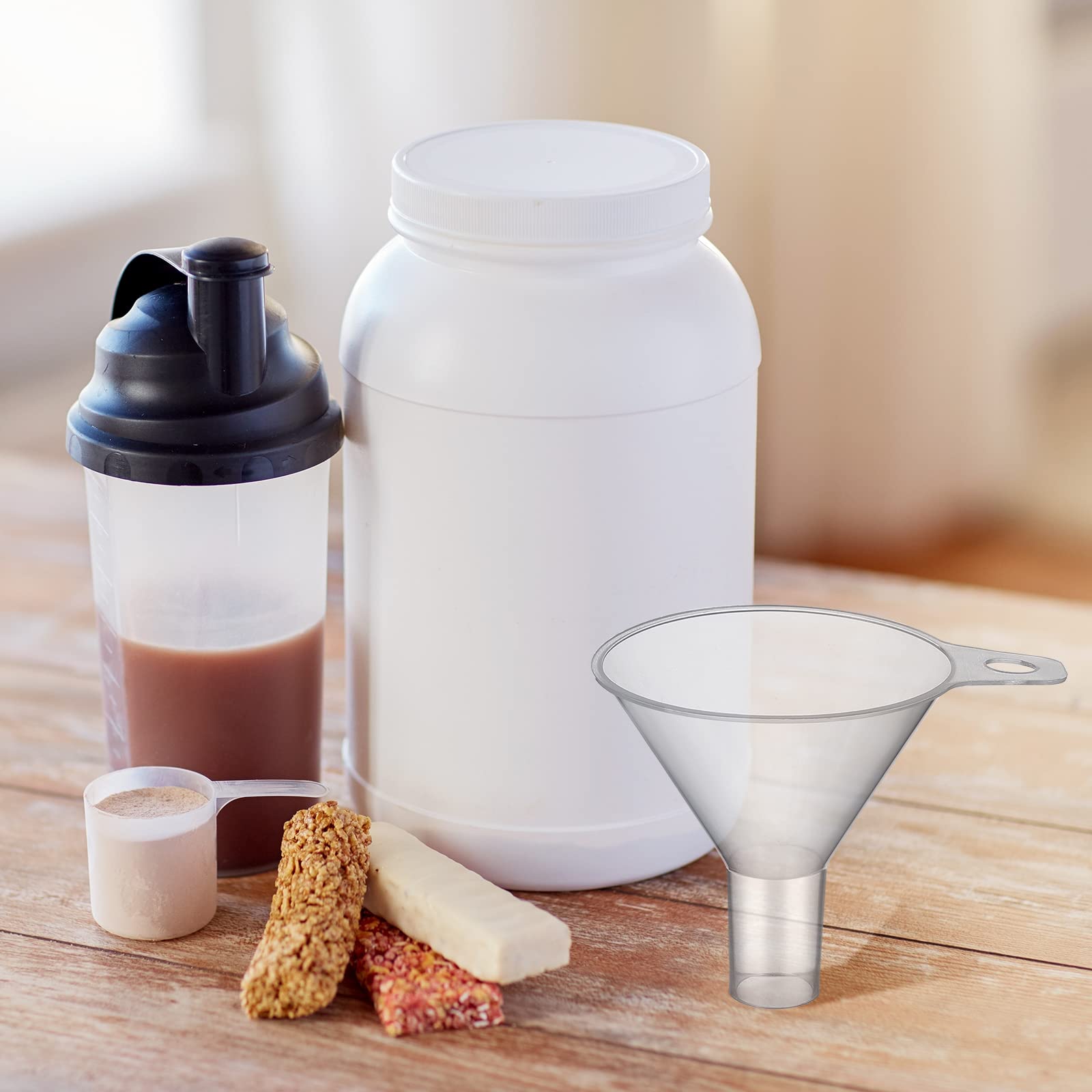 Yetene durable reusable plastic funnel for long-lasting use.