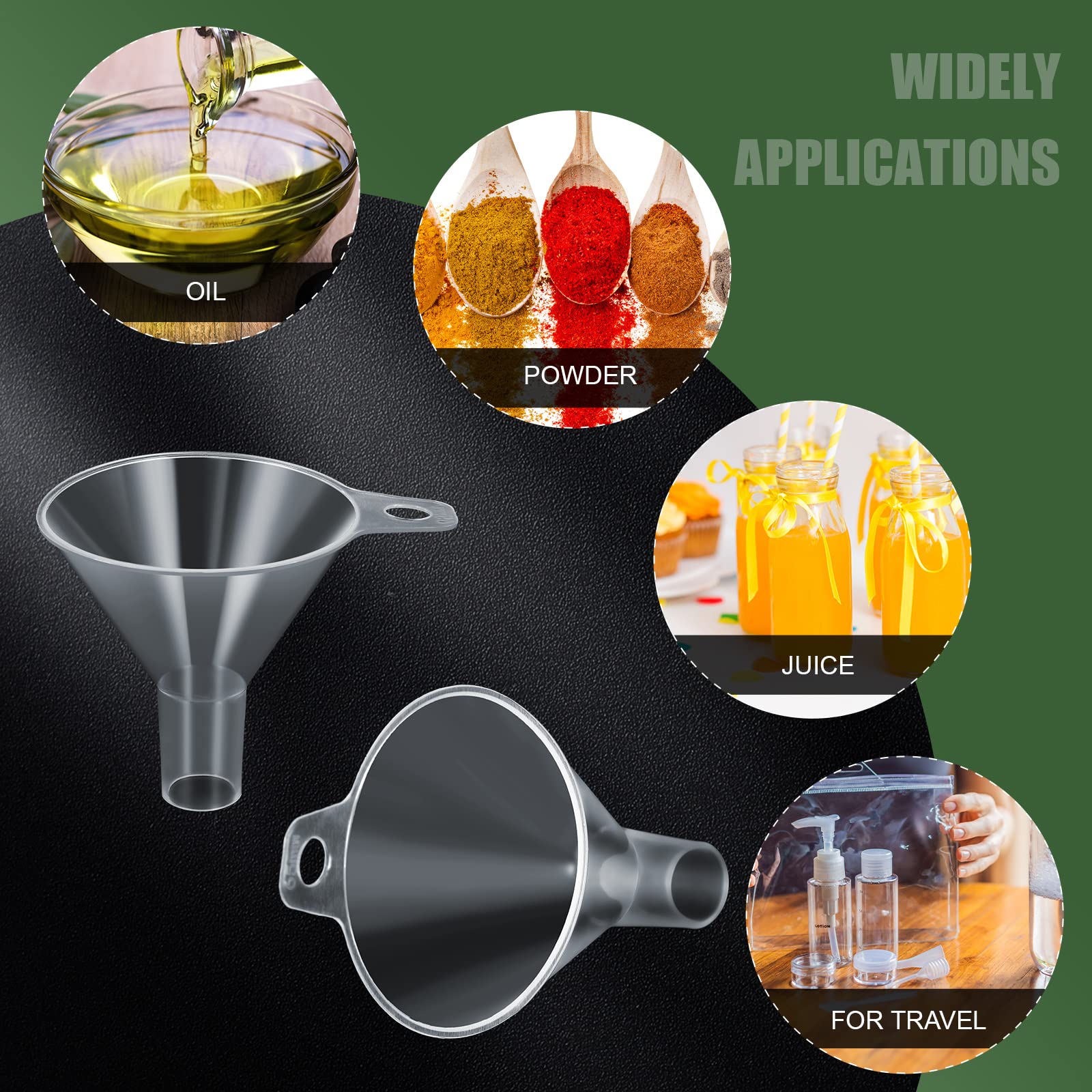 Yetene multiuse funnel for oil, water, or powder.