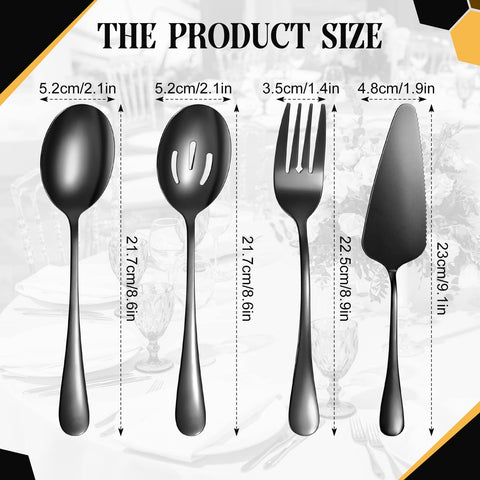 Yetene serving forks in the set, ideal for salads and platters