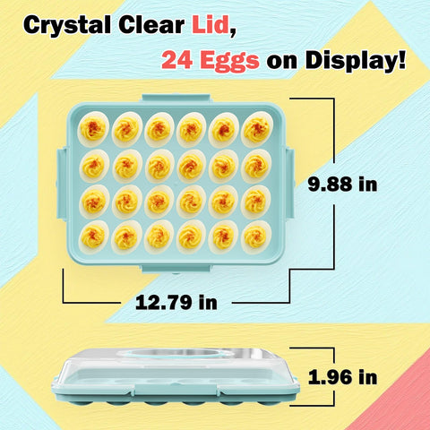YETESON stackable fridge egg trays save kitchen space and organization.
